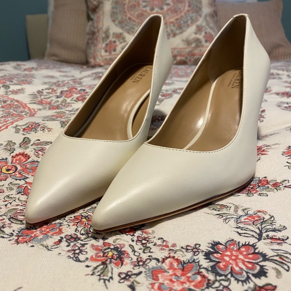Ralph Lauren White Shoes: New Without Box Size 9